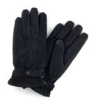 Barbour Nubukleder Handschuhe, schwarz