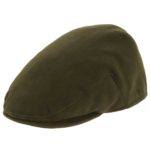 Balmoral Moleskin Flat Cap, oliv