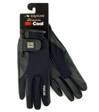 Equiline X-Cool Reithandschuhe, schwarz