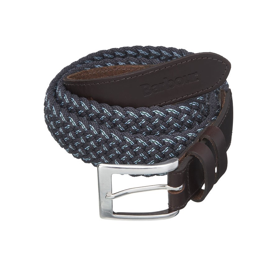 Barbour Flechtgürtel blau
