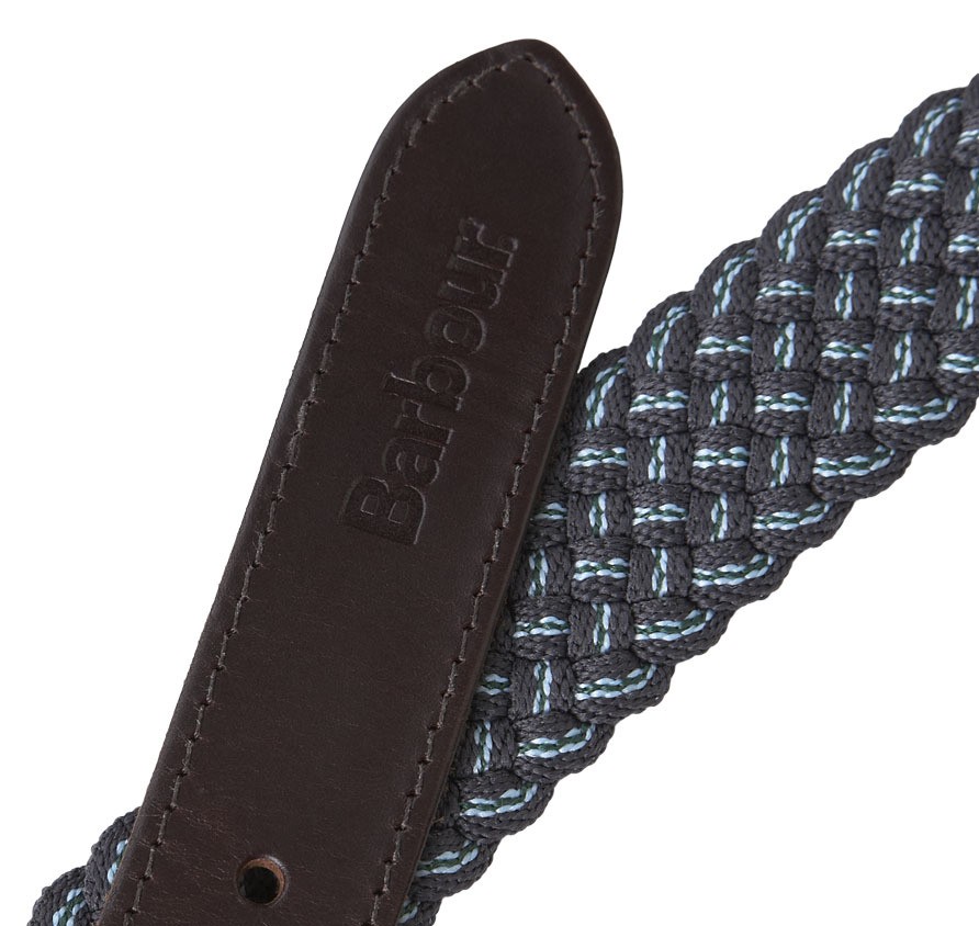 Barbour Flechtgürtel blau