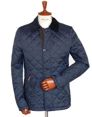 Barbour Steppjacke Fortnum Quilt, navy