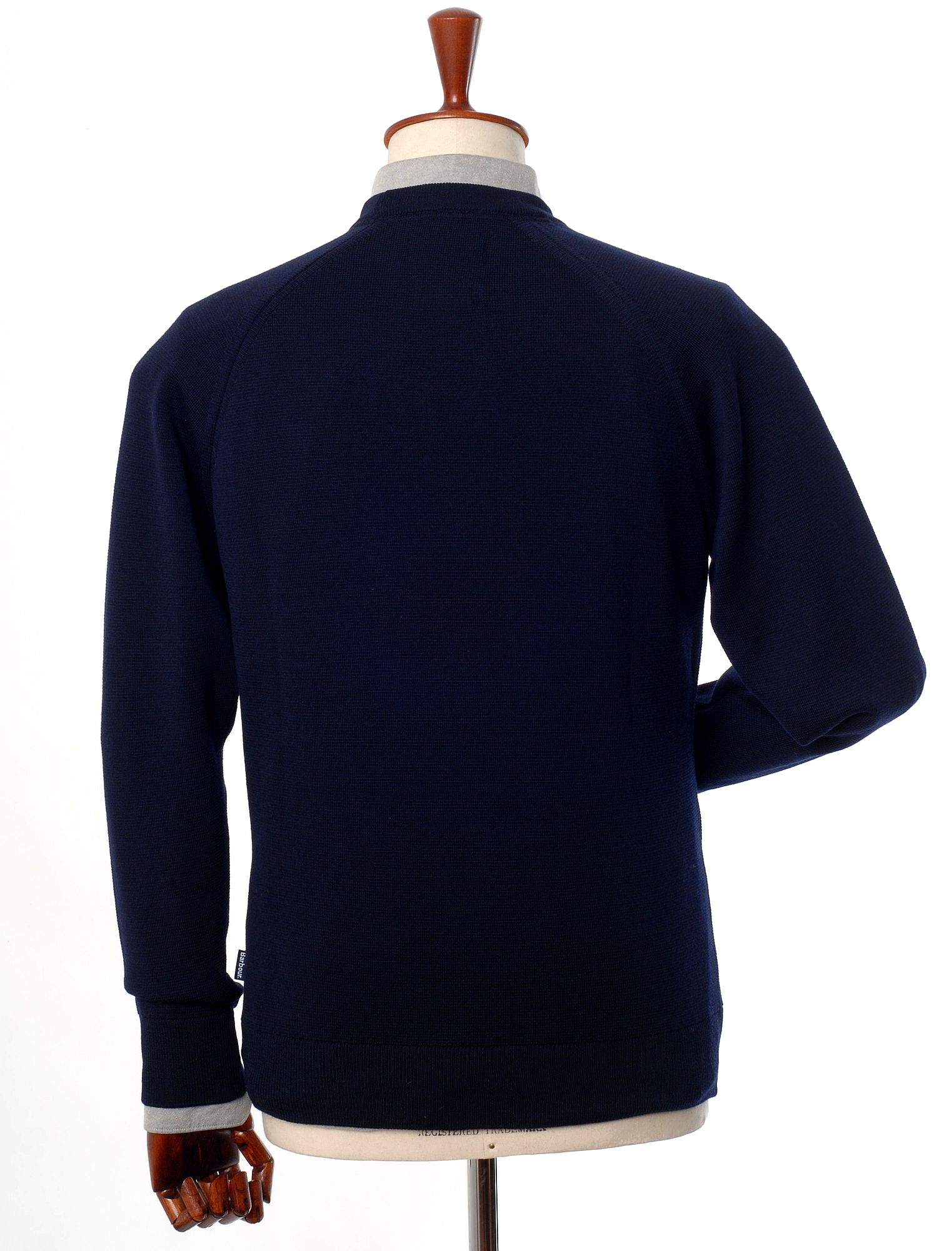 Barbour Strickpullover Becket Crew, navy