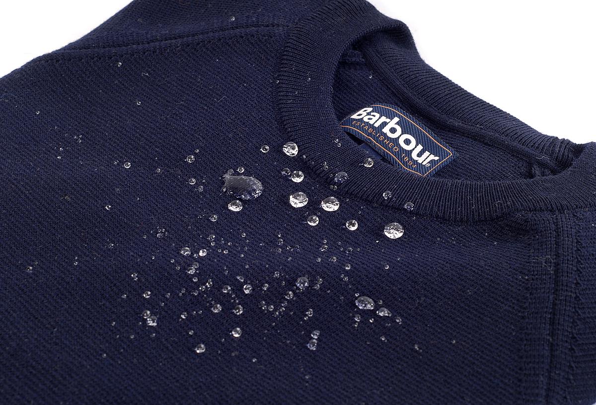 Barbour Strickpullover Becket Crew, navy