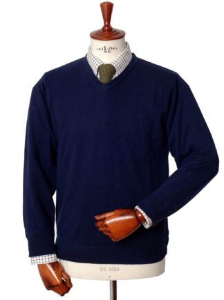 Alan Paine Strickpullover Shenstone Windblock, navy