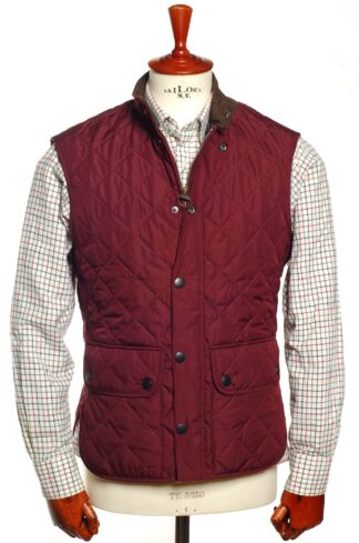 Barbour Lowerdale Steppweste, bordeaux