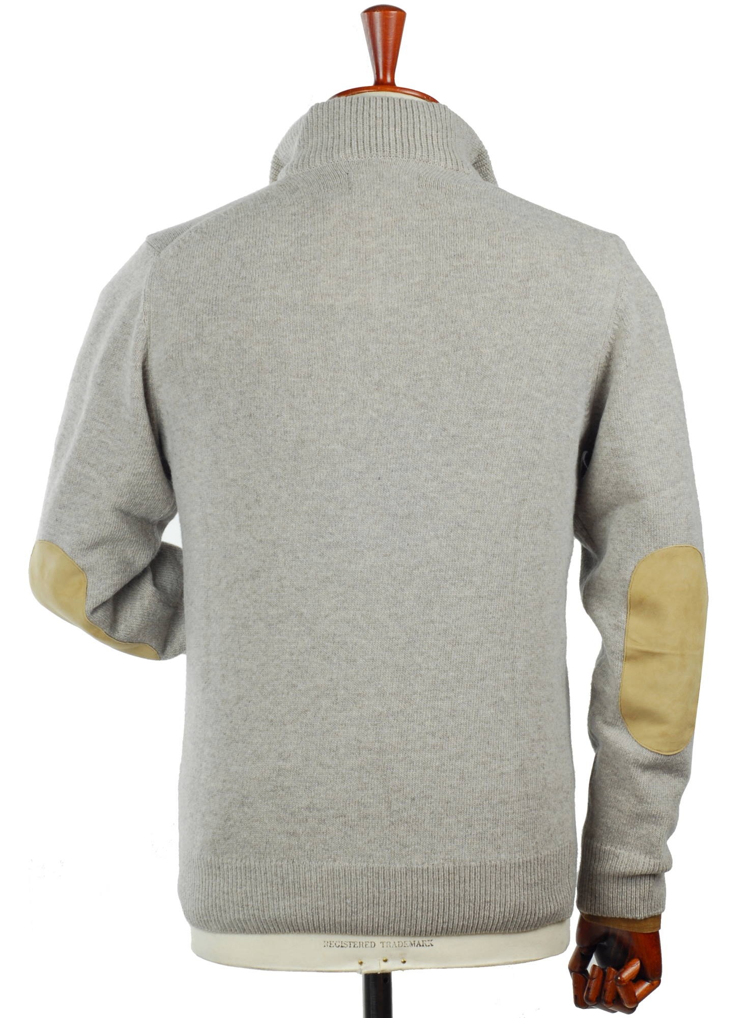 Barbour Half Zip Troyer, beige