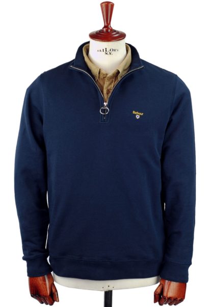 Barbour Saltire Sweatshirt Half Zip navy
