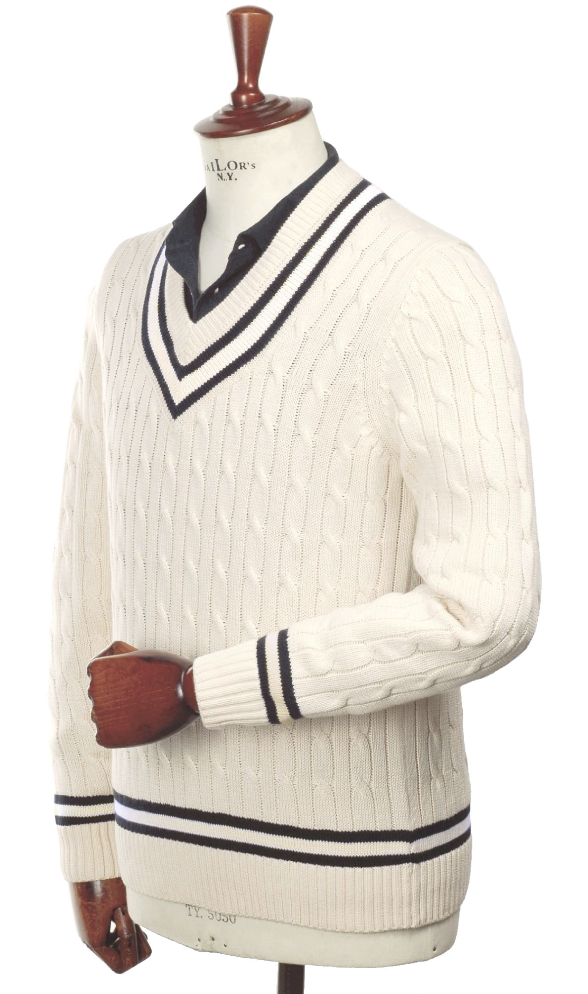 Alan Paine Cricket Pullover Merino Wool – Bild 2