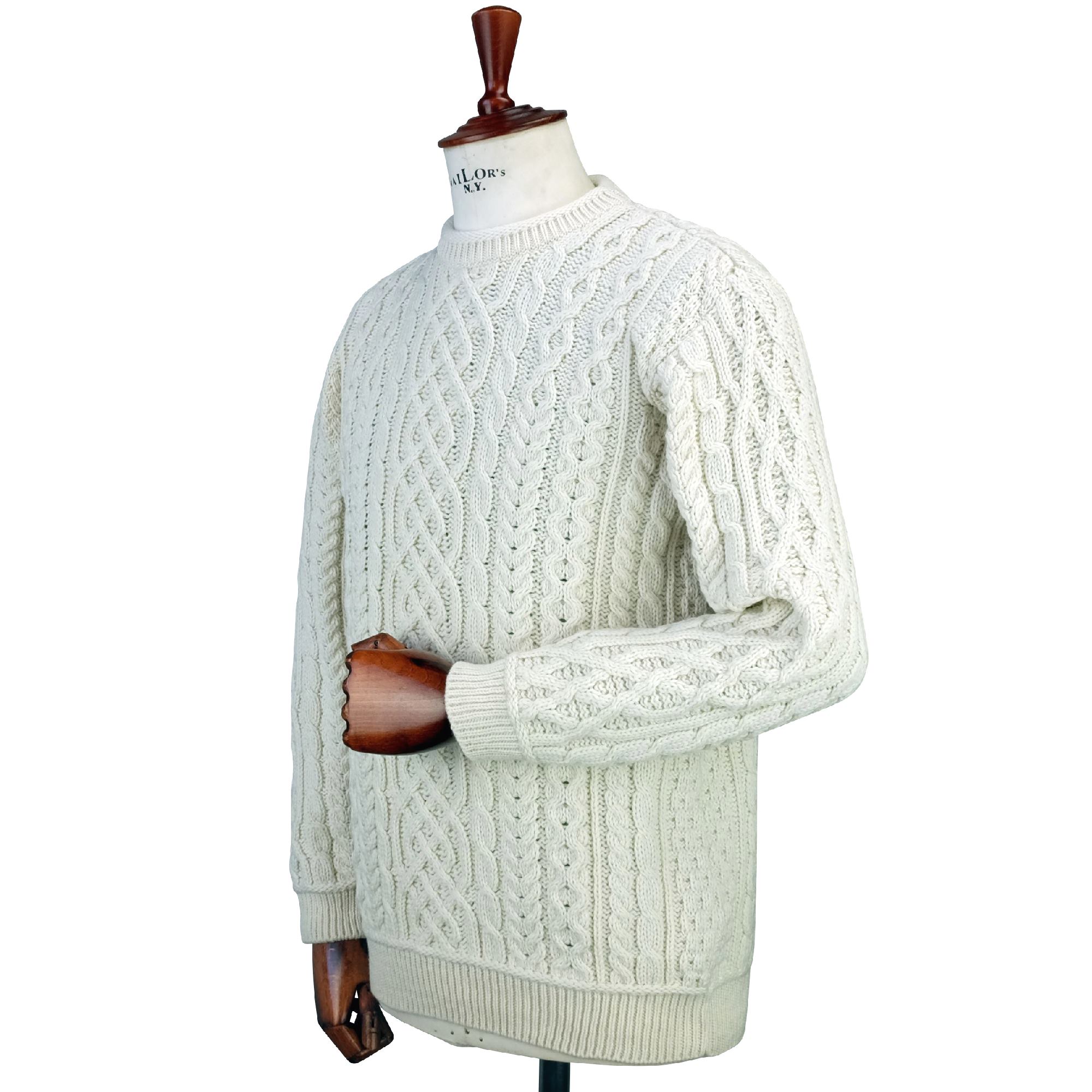 Classic Aran Super Soft Merino Pullover – Bild 3